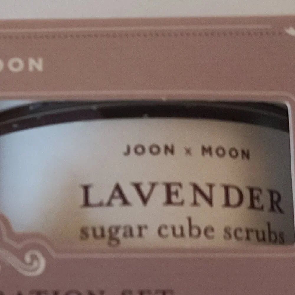 JOON X MOON WHIPPED SOAP & SUGAR CUBE GIFT SET-LAVENDER 2PC/ NEW IN BOX